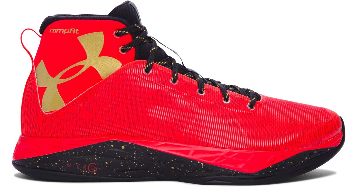 Under Armour Men s Ua Fireshot Basketball Shoes in Red for Men